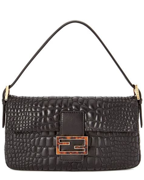 fendi baguette quilted leather shoulder bag|fendi baguette bag vintage.